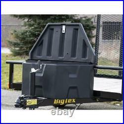 36 Plastic Trailer Tongue Truck Tool Box Matte Black Storage Organizer Pick up