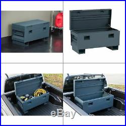 36 in. Job site box, gray trinity storage tool truck jobsite lockable garage