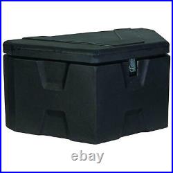 36 in. Trailer tongue black polymer tool box truck buyers products latch lid