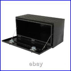 36black Aluminum Pickup Truck Trunk Bed Tool Box Trailer Storage+lock