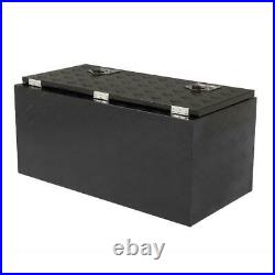 36black Aluminum Pickup Truck Trunk Bed Tool Box Trailer Storage+lock