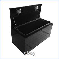 36x18 Heavy Duty Black Aluminum Tool Box Truck Storage Underbody ATV/Trailer