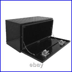 36x18 Heavy Duty Black Aluminum Tool Box Truck Storage Underbody ATV/Trailer