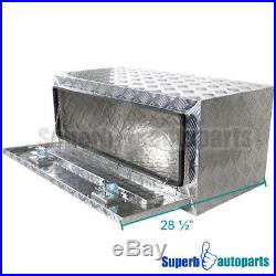 36x18x16 Truck Under Bed Tool Box Underbody Storage Trailer Pickup withLock