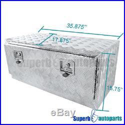 36x18x16 Truck Under Bed Tool Box Underbody Storage Trailer Pickup withLock