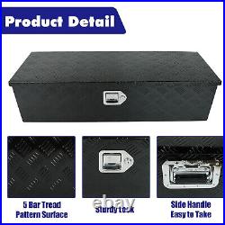 39 Inch Heavy Duty Silver Aluminum 5 Bar Tread Tool long Box Truck Pickup Black