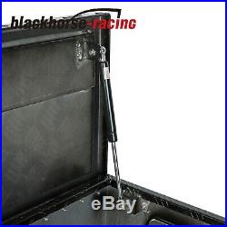 39x13x10 Black Aluminum Pickup Truck Trunk Bed Tool Box Trailer Storage+lock