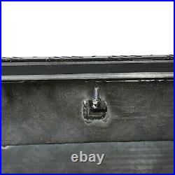 39x13x10black Aluminum Pickup Truck Trunk Bed Tool Box Underbody Storage+lock