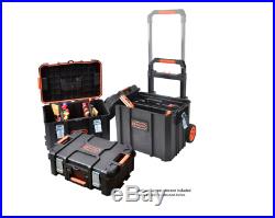 3in1 22 Tool Box Portable Rolling Cart Professional Storage Organizer Toolbox