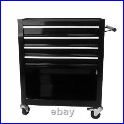 4-Drawer Rolling Tool Box Metal Storage Cabinet Tool Chest with Wheels