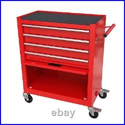 4-Drawer Tool Chest Metal Tool Box Storage Cabinet Combo with 233PCS Tool Set
