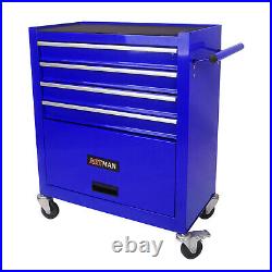 4 Drawers Rolling Tool Box Cart Chest Tool Garage Storage Cabinet with Wheels US