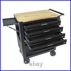 4 Drawers Rolling Tool Box Cart Tool Chest Tool Storage Cabinet with 4 Wheels