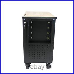 4 Drawers Rolling Tool Box Cart Tool Chest Tool Storage Cabinet with 4 Wheels