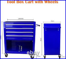 4 Drawers Rolling Tool Box Organizer Tool Case with Wheel for Garage Warehouse 4 Drawers Rolling Tool Box Organizer Tool Case with Wheel for Garage Warehouse