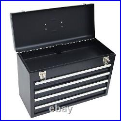 4 Drawers Tool Box Black Portable Multi-functional Household Storage Box