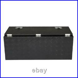 42' Aluminum Truck Tool Box Trailer RV Tool Storage Under Bed withLock