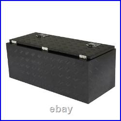 42' Aluminum Truck Tool Box Trailer RV Tool Storage Under Bed withLock