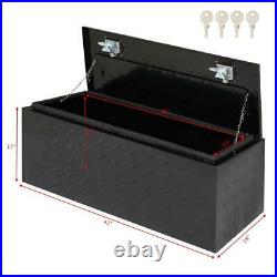 42' Aluminum Truck Tool Box Trailer RV Tool Storage Under Bed withLock