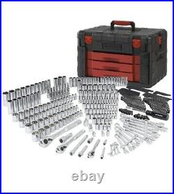 450 Piece Mechanic's Tool Set With 3 Drawer Case Box
