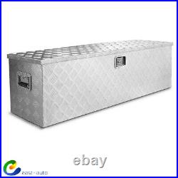 48 X-Large Aluminum Tool Box Pickup Truck Storage Underbody Trailer Flat Bed