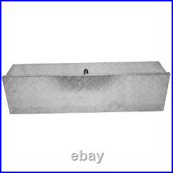 49 Aluminum Tool Box Tote Storage for Truck Pickup Bed Trailer Tongue WithLock 49 Aluminum Tool Box Tote Storage for Truck Pickup Bed Trailer Tongue WithLock