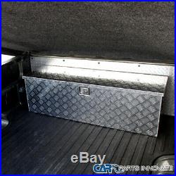 49x 15 Truck Pickup Flat Bed Aluminum Underbed Tool Box Tongue Trailer Storage