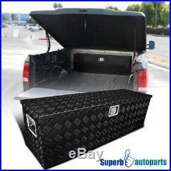 49x15x15 Truck Heavy Duty Tool Box Underbody Storage Pickup Trailer+Locks