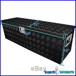 49x15x15 Truck Heavy Duty Tool Box Underbody Storage Pickup Trailer+Locks