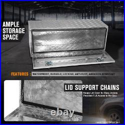 5 Bar Diamond Tread Aluminum Truck Tool Box Storage withFixed Top Handle Silver 5 Bar Diamond Tread Aluminum Truck Tool Box Storage withFixed Top Handle Silver