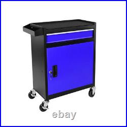 5-Drawer 2-in-1 rolling tool box tool storage cabinet with lockable wheels