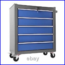 5-Drawer Rolling Tool Chest, Portable Tool Box Organizer on Wheels