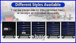 5 Drawer Tool Box with Wheels, Metal Multi-tool Cart, Multifunctional tool storage