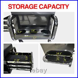 5-Drawers Steel Rolling Tool Box Tool Storage Cases For Garage Workshop WithWheels