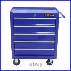 5-drawer toolbox, tool storage cabinet for garage storage, lockable 4 wheels 5-drawer toolbox, tool storage cabinet for garage storage, lockable 4 wheels