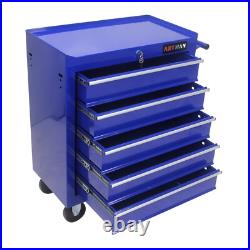 5-drawer toolbox, tool storage cabinet for garage storage, lockable 4 wheels 5-drawer toolbox, tool storage cabinet for garage storage, lockable 4 wheels