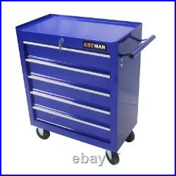 5-drawer toolbox, tool storage cabinet for garage storage, lockable 4 wheels 5-drawer toolbox, tool storage cabinet for garage storage, lockable 4 wheels