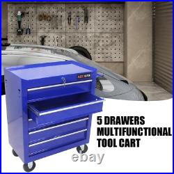5-drawer toolbox, tool storage cabinet for garage storage, lockable 4 wheels 5-drawer toolbox, tool storage cabinet for garage storage, lockable 4 wheels