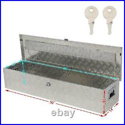 50 Aluminum Camper 5 Patterns Tool Box With Lock Pickup Truck Bed Trailer Storage