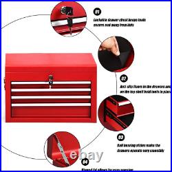 6-Drawer Rolling Tool Chest, High Capacity Tool Storage Cabinet with Wheels and