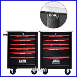 6 Drawers Tool Chest Metal Tool Storage Box Garage Workshop Warehouse Organizer