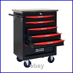 6 Drawers Tool Chest Metal Tool Storage Box Garage Workshop Warehouse Organizer