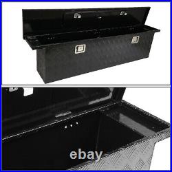 69X11X16.25 ALUMINUM PICKUP TRUCK TRUNK BED TOOL BOX TRAILER STORAGE WithLOCK