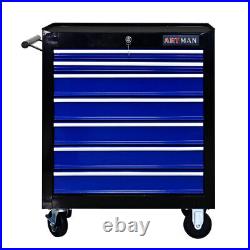 7 Drawer Rolling Tool Cart Chest Garage Tool Storage Cabinet Tool Box with Wheels