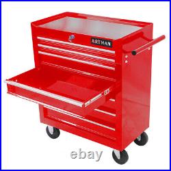 7 Drawer Rolling Tool Cart Chest Garage Tool Storage Cabinet Tool Box with Wheels