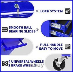 7 Drawer Rolling Tool Cart Metal Tool Storage with Interlock System & Wheel Repair