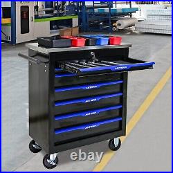 7-Drawer Rolling Tool Chest Tool Storage Cabinet Box Garage Chest with Wheels