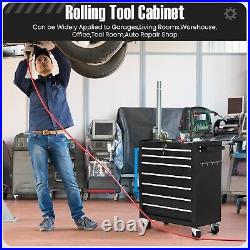 7-Drawer Tool Chest withWheels, RepairShopGarage, Tool Cabinet Tool Cart with Key