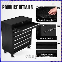 7-Drawer Tool Chest withWheels, RepairShopGarage, Tool Cabinet Tool Cart with Key