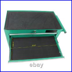 7 Drawers Rolling Tool Box Cart Tool Chest Tool Storage Cabinet with 4 Wheel Green